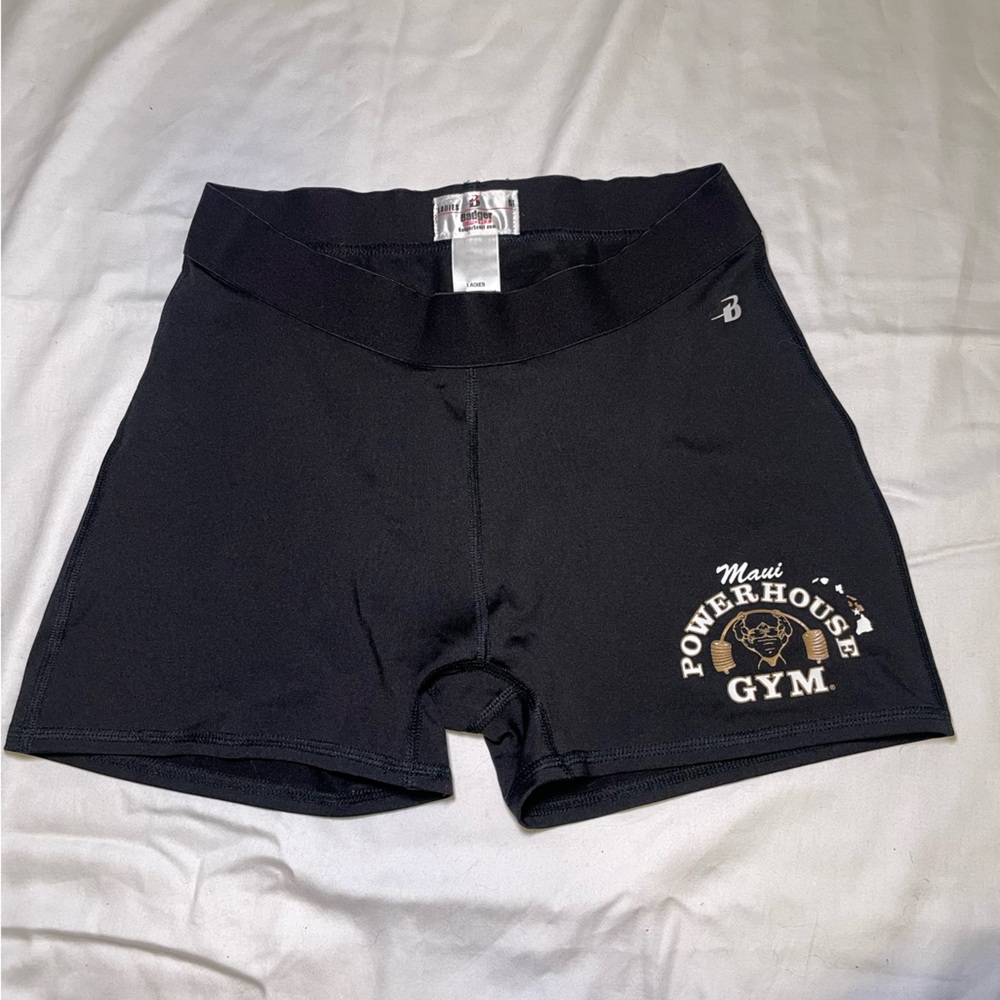 Maui Powerhouse Gym spandex shorts - black